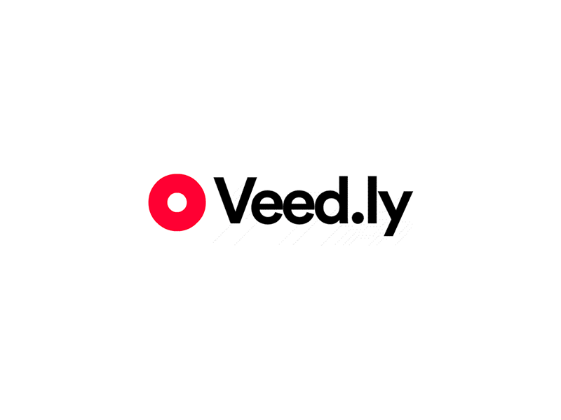 Veedly logo design and animation animation branding interaction logo motion video
