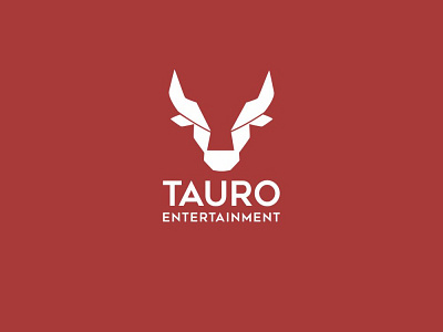 Tauro Entertainment Logo branding design illustration logo vector