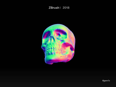 3D Skull 3d e commerce music rendering skeleton zbrush