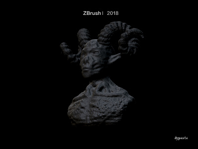 3D Demon 3d dark demon zbrush