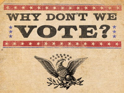 Why Don't We Vote? blog graphic illustration
