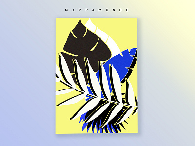 Mappamonde Tropical Print
