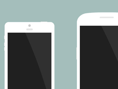 Flat mobile devices devices flat illustrator iphone mobile nexus simple vector