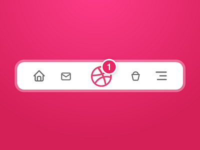 Dribbble Invite adobe xd branding design dribbble invite invite menu menubar ui ux