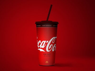 Coca-Cola Paper Cups Concept art direction branding coca cola cocacola colors concept design mcdonalds photoshop