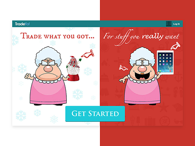 Christmas Promo app design illustration ios ui ux