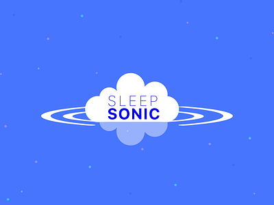 Sleep Sonic Logo Play 2 branding illustration logo simple ui vector
