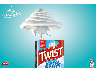 Twist Milk Creative Ad 3 cream full milk twist