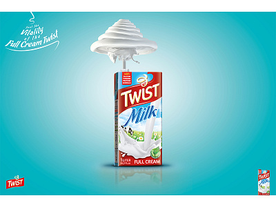 Twist Milk Creative Ad 4 cream full milk twist