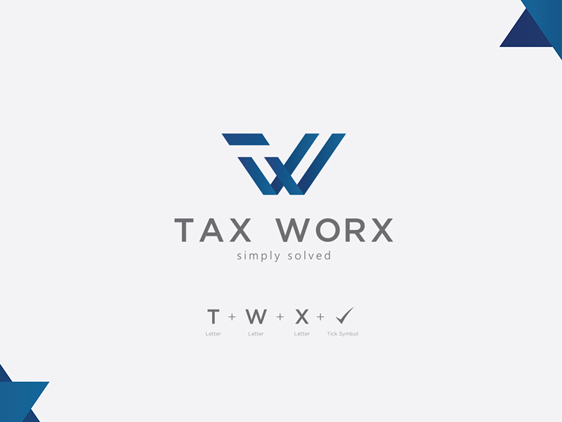 Tax Worx Logo by Ramy Mohamed on Dribbble