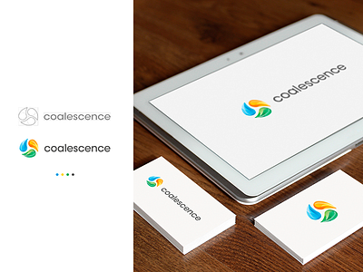 Logo design - Coalescence branding graphic design identity logo