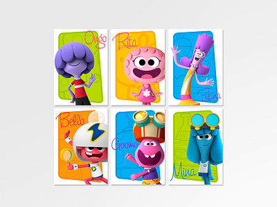 Jelly Jamm card game audiovisual branding cards design graphic print series tv visual