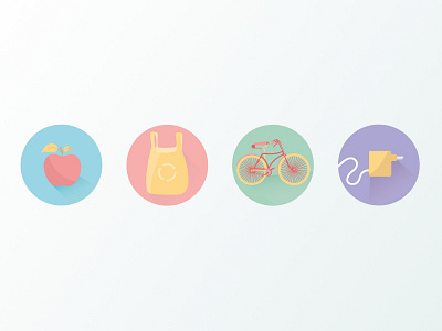 Icons for Eco challenge app