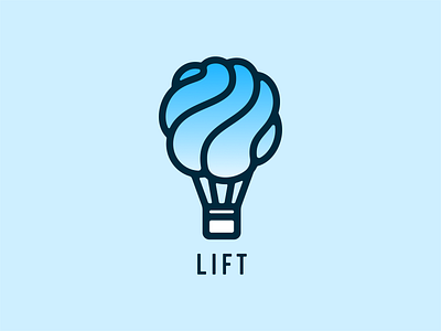 LIFT Logo branding icon logo minimal vector