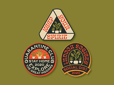 Indoor Badge Sticker Set