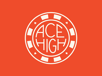 Ace High - Poker Chip