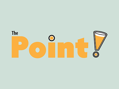 The Point Brewery beer branding brewery exclamation logo
