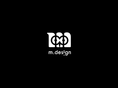 m.des!gn brand branding design logo typography