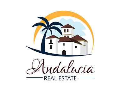 Andalucia logo design branding logo real estate spain