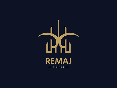 Remaj arabic brand branding design hotel icon logo real estate