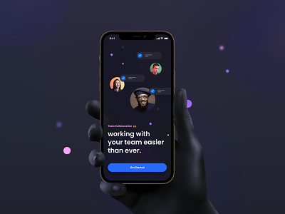 Onboarding Splash Screen || Collab app UI