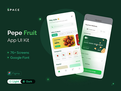 Pepe Fruit App UI Kit