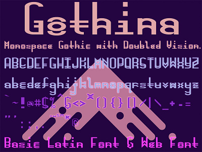 Gothina Font (& Web Font) Sample