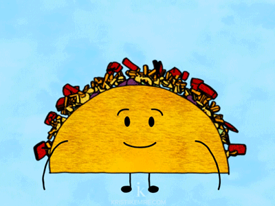 Eat a Taco Day! adobe ae animation c4d illustration motion design psd