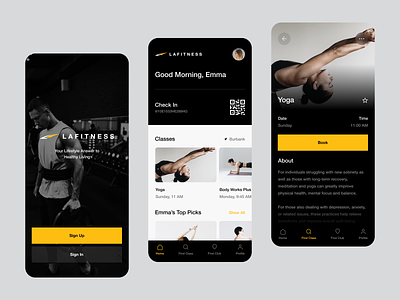 LA Fitness - App app clean concept fitness gym ios minimal modern ui ui design user interface ux ux design workout