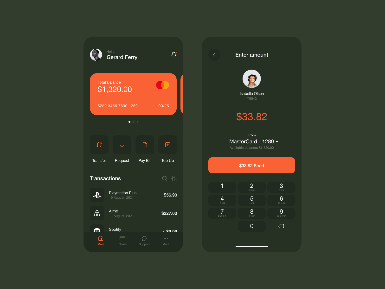 Finance Mobile App by Kim Thomas on Dribbble