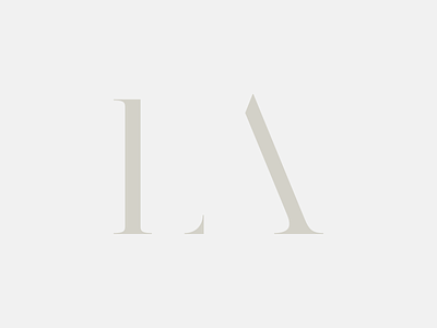 Lacali - monogram brand branding clean logo minimal monogram