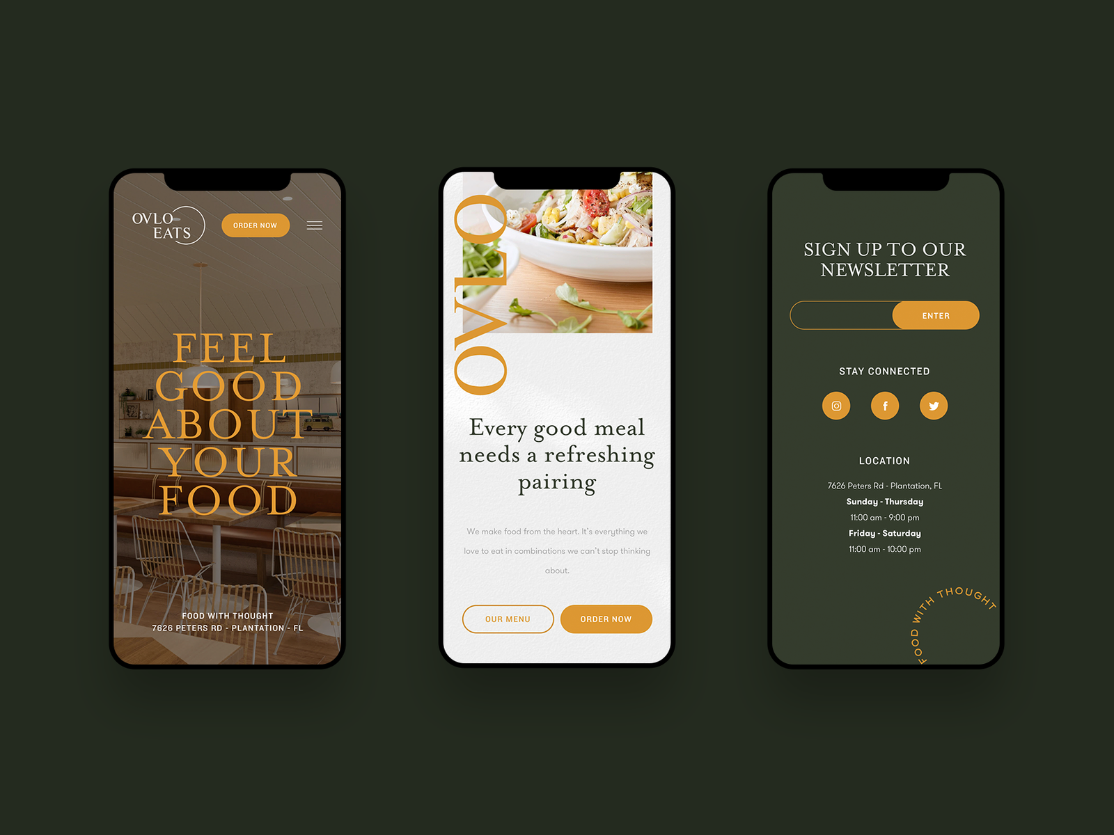 OVLO Eats - Mobile by Kim Thomas on Dribbble