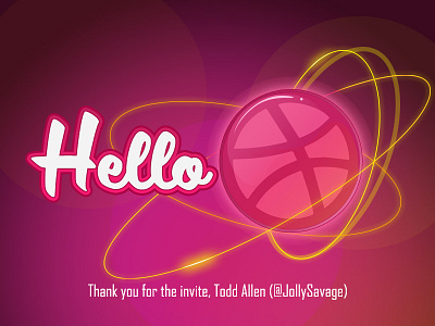 Debut Shot - Hello Dribbble