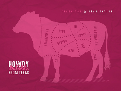 Howdy From Texas design illustration texas ui ux vector web