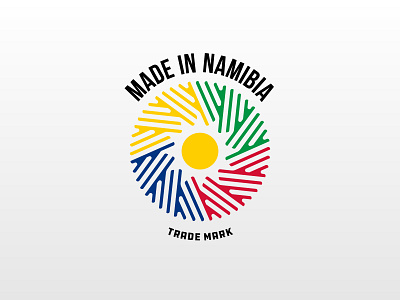 Namibia Made in colour africa badge circles logo logobadge minimal modern namibia tribal vibrant