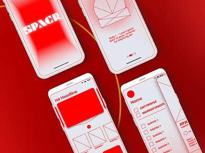 WIP  |  App concept wireframe 01