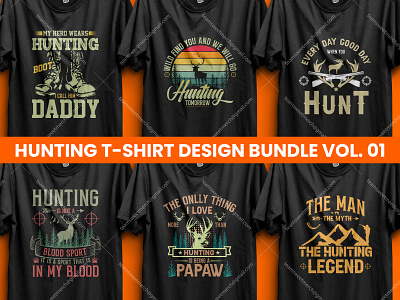 Trendy Hunting T-Shirt Design Bundle ai best design for merch by amazon best selling t shirt designs best t shirt design best t shirt designer branding graphic design hunting hunting niche designs hunting t shirt hunting t shirt design hunting t shirt design bundle illustration merch by amazon print on demand t shirt t shirt design t shirt designer trendy hunting t shirts vector