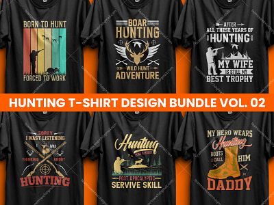 Best Selling Hunting T-Shirt Design Bundle