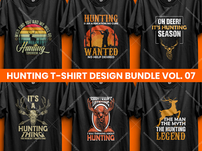 Merch by Amazon Trending Hunting T-Shirt Design Bundle ai branding custom t shirt design graphic design hunting hunting t shirt hunting t shirt design illustration logo merch by amazon merch by amazon trending design retro t shirt design t shirt designer typography t shirt design unique t shirt design vector vintage t shirt design