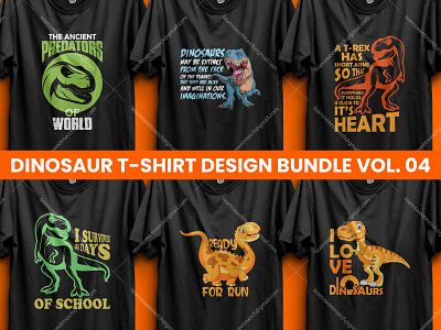 Merch by Amazon Best Selling Dinosaur T-Shirt Design Bundle best selling design custom t shirt dinosaur dinosaur t shirt dinosaur t shirt design graphic design graphicdabir merch by amazon retro t shirt t shirt t shirt design t shirt designer trendy design typography t shirt vintage t shirt