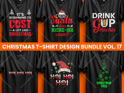 Christmas T-Shirt Bundle , 20 Designs ,On sell Designs, Big Sell