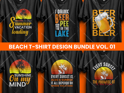 Best Selling Beach/Summer T-shirt Designs V- 01