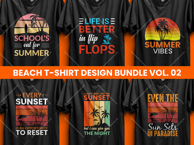 Best Selling Beach/Summer T-shirt Designs V- 02