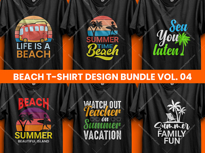 Best Selling Beach/Summer T-shirt Designs V- 04