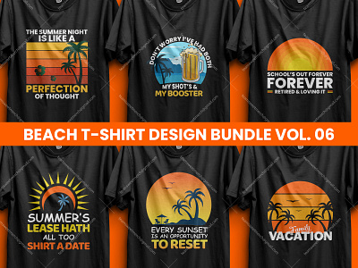 Best Selling Beach/Summer T-shirt Designs V- 06