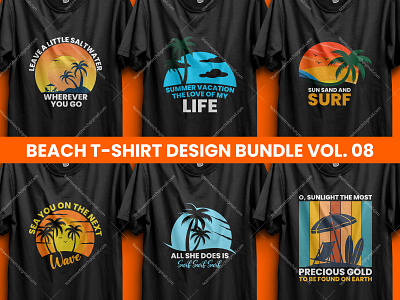 Best Selling Beach/Summer T-shirt Designs V- 08
