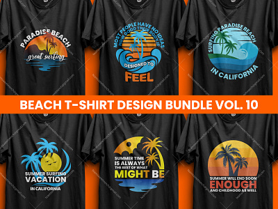 Best Selling Beach/Summer T-shirt Designs V- 10