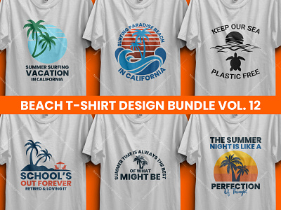 Best Selling Beach/Summer T-shirt Designs V- 12