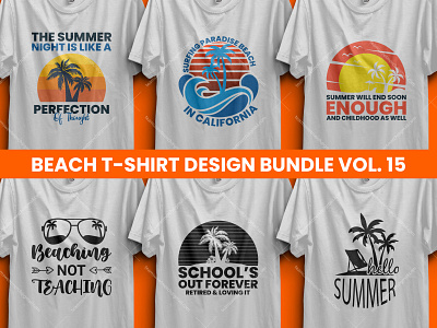 Best Selling Beach/Summer T-shirt Designs V- 15