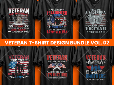 Best Selling Veteran T-shirt Designs Bundle V- 02
